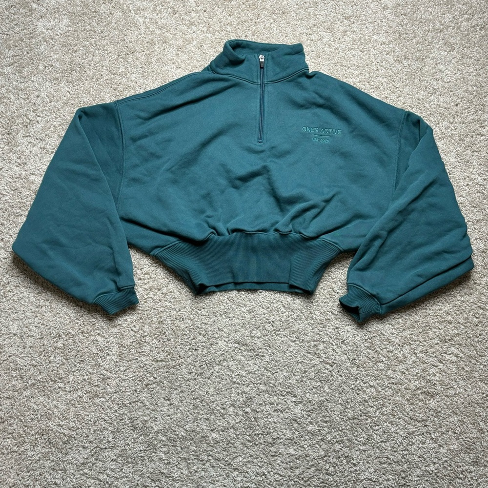 ONER Active Oversized Cropped 1/2 Zip